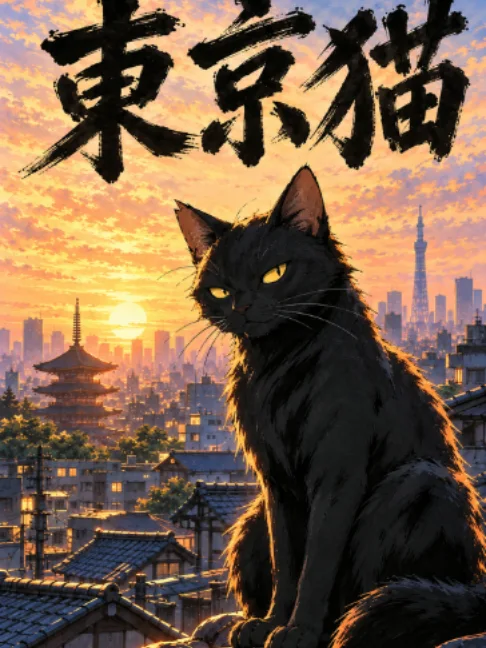 東京猫のTikTokサムネイル